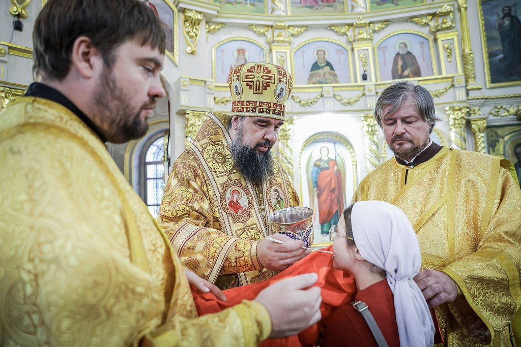 Yepiskop Aleksiy Stavropolun Müqəddəs Andrey kilsəsində İlahi Liturgiya keçirib