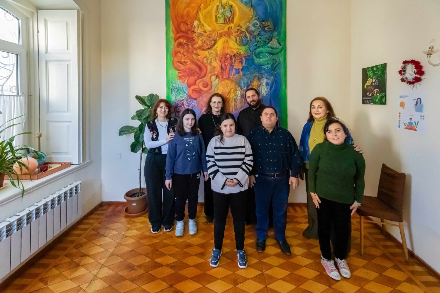 Bakı yeparxiyasının şöbəsinin rəhbəri sosial mərkəzi ziyarət etdi