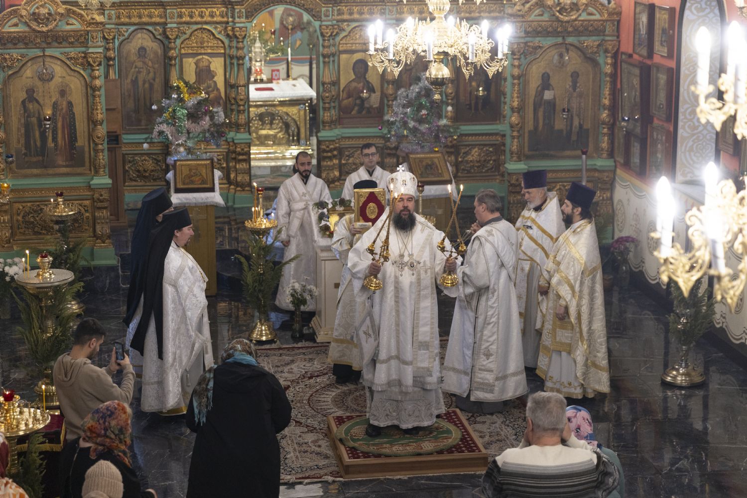 Rəbbin sünnəti bayramı yepiskop Aleksiy Ali-Mələk Mikayıl kilsəsində İlahi Liturgiya keçirib