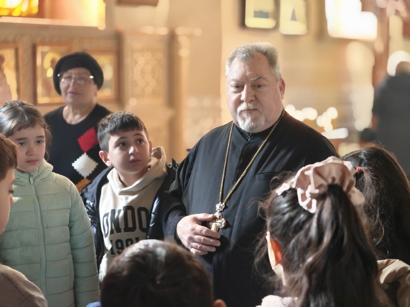 Məktəblilər kafedral kilsəsini ziyarət ediblər