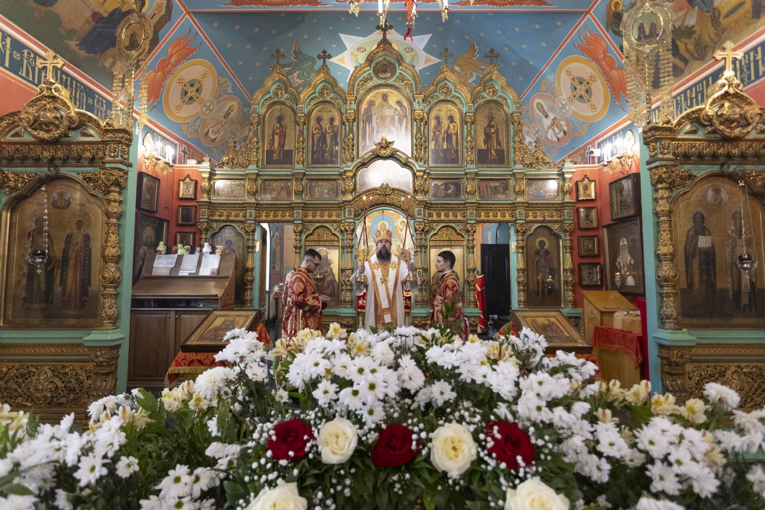 Arxiyerey Ali-Mələk Mikayıl kilsəsində İlahi Liturgiya keçirib