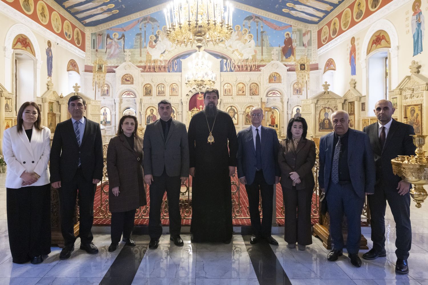 Yepiskop Aleksiy Azərbaycan Respublikası Dini Qurumlarla İş üzrə Dövlət Komitəsi yanında İctimai Şuranın üzvləri ilə görüşüb