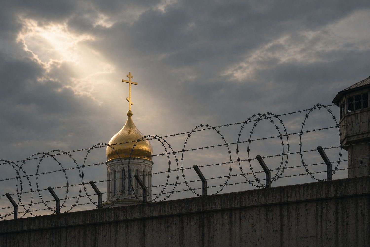 Keşiş məhbusları ziyarət edib