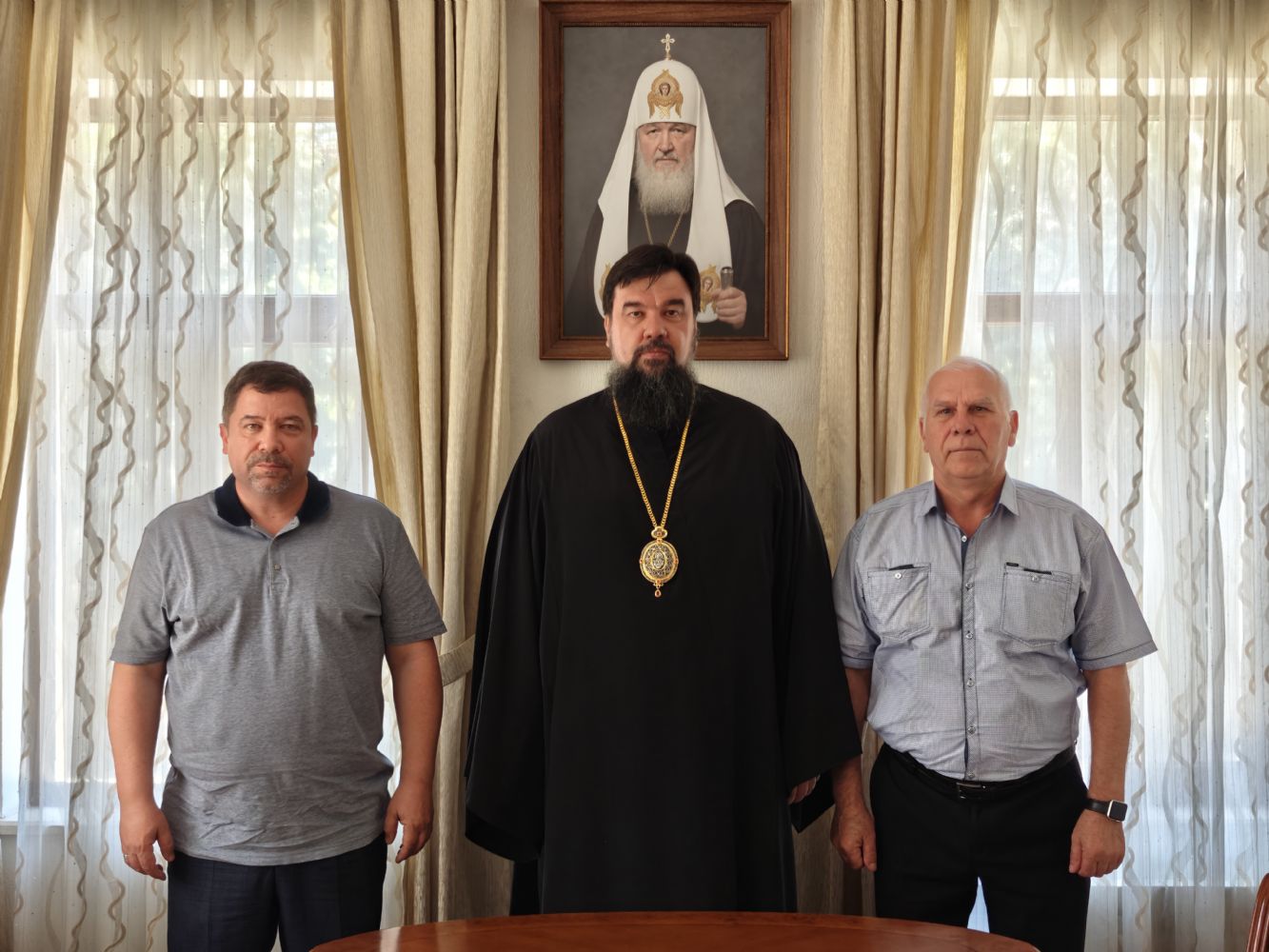 Yepiskop Aleksiy Azərbaycan Kazakları Birliyinin atamanı ilə görüşüb
