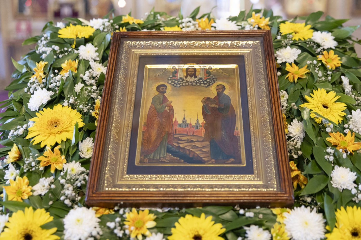 Arxiyerey kafedral kilsəsində İlahi Liturgiya keçirib